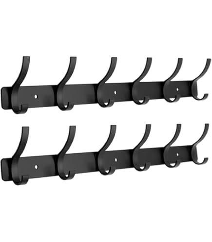 サイドバイサイド Coat Rack Gaston 棚 フック Amazon.com: Optish 2 Pack Coat Rack Wall Mount, Coat Hooks